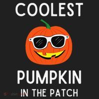 Coolest Pumpkin In The Patch Funny Cool Pumpkin Halloween Tumbler thumb 3