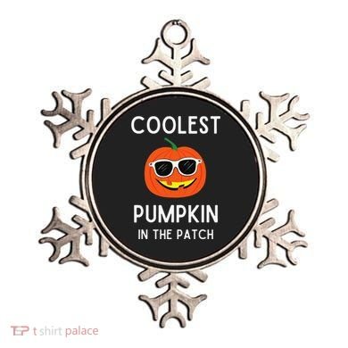 Coolest Pumpkin In The Patch Funny Cool Pumpkin Halloween Ornament