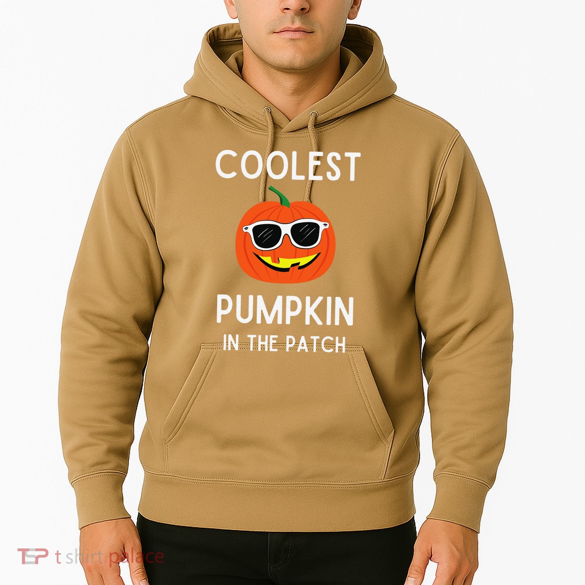 Coolest Pumpkin In The Patch Funny Cool Pumpkin Halloween Hoodie