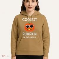 Coolest Pumpkin In The Patch Funny Cool Pumpkin Halloween Hoodie thumb 5