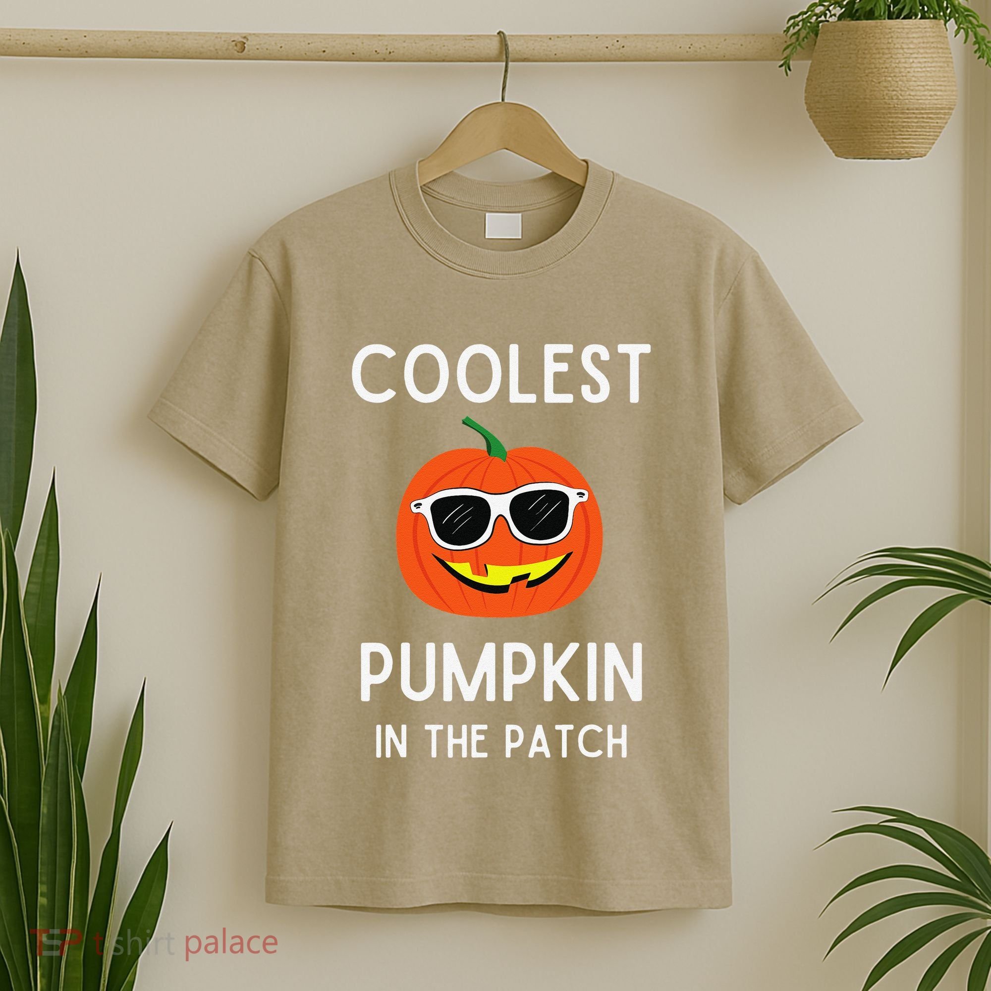Coolest Pumpkin In The Patch Funny Cool Pumpkin Halloween T-Shirt