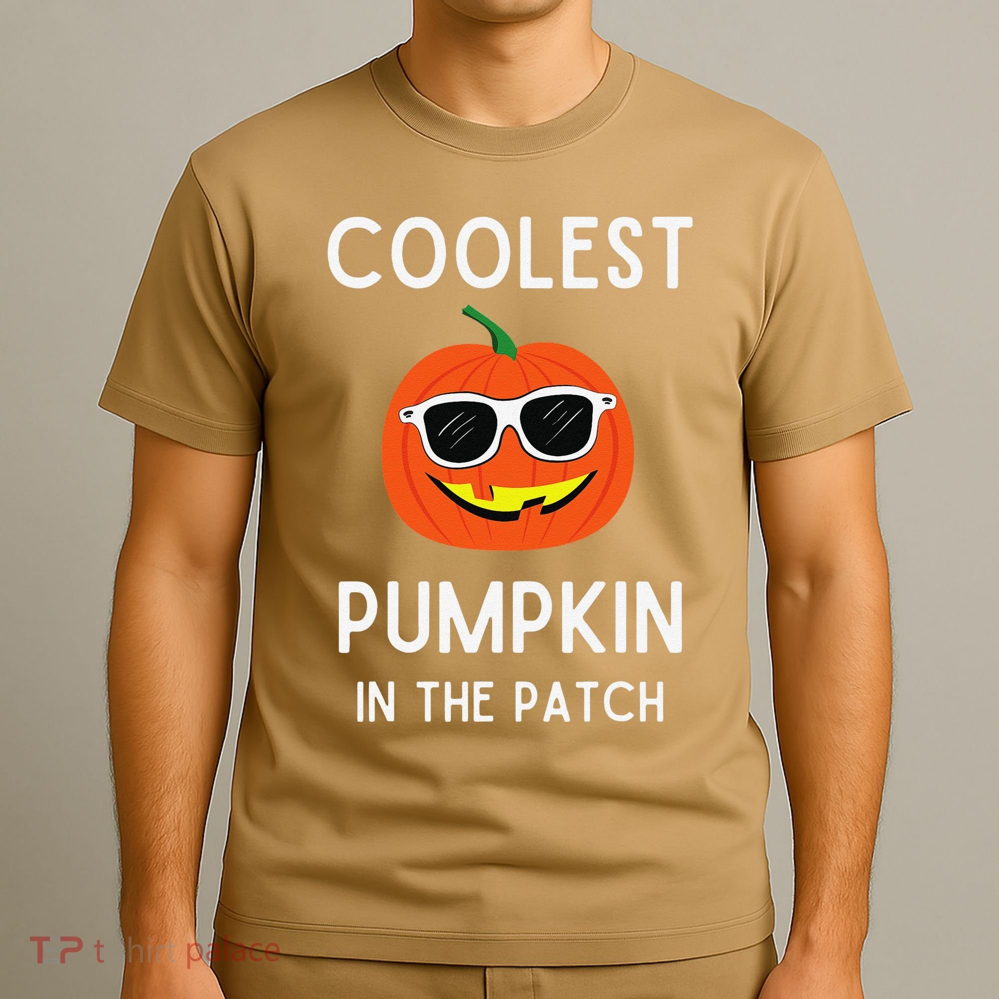 Coolest Pumpkin In The Patch Funny Cool Pumpkin Halloween T-Shirt