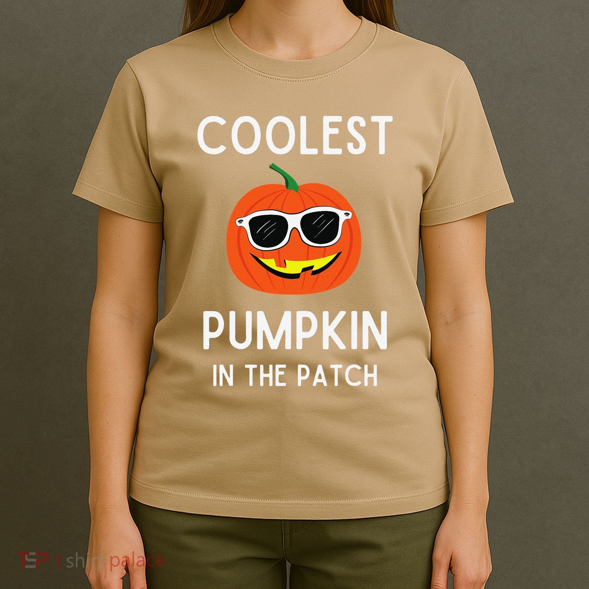 Coolest Pumpkin In The Patch Funny Cool Pumpkin Halloween T-Shirt