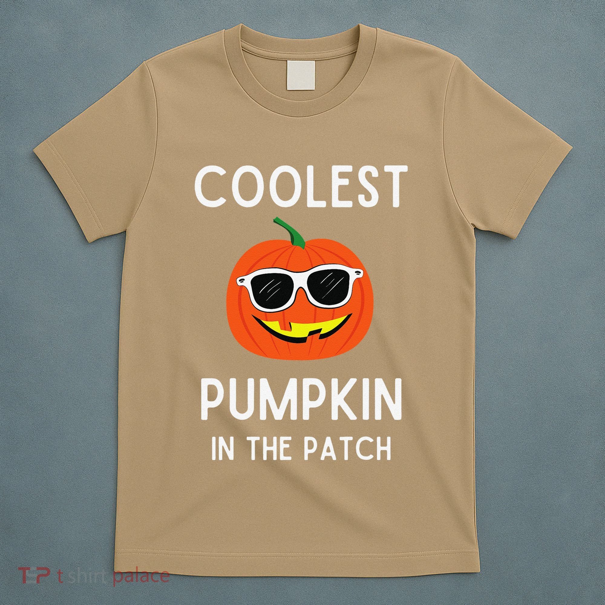 Coolest Pumpkin In The Patch Funny Cool Pumpkin Halloween T-Shirt