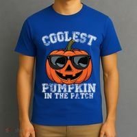 Coolest Pumpkin In The Patch Halloween Great Gift T-Shirt thumb 3