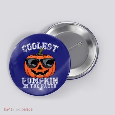 Coolest Pumpkin In The Patch Halloween Great Gift Button