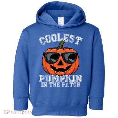 Coolest Pumpkin In The Patch Halloween Great Gift Toddler Hoodie