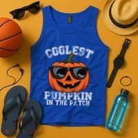 Coolest Pumpkin In The Patch Halloween Great Gift Tank Top thumb 4