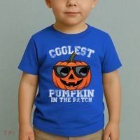 Coolest Pumpkin In The Patch Halloween Great Gift Toddler T-Shirt thumb 2