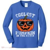 Coolest Pumpkin In The Patch Halloween Great Gift Kids Long Sleeve Shirt thumb 0