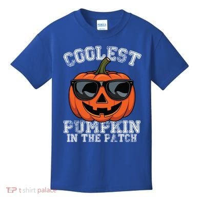Coolest Pumpkin In The Patch Halloween Great Gift Kids T-Shirt