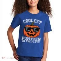 Coolest Pumpkin In The Patch Halloween Great Gift Kids T-Shirt thumb 2