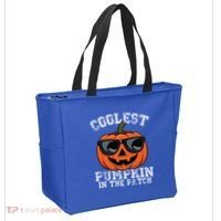 Coolest Pumpkin In The Patch Halloween Great Gift Tote Bag thumb 2
