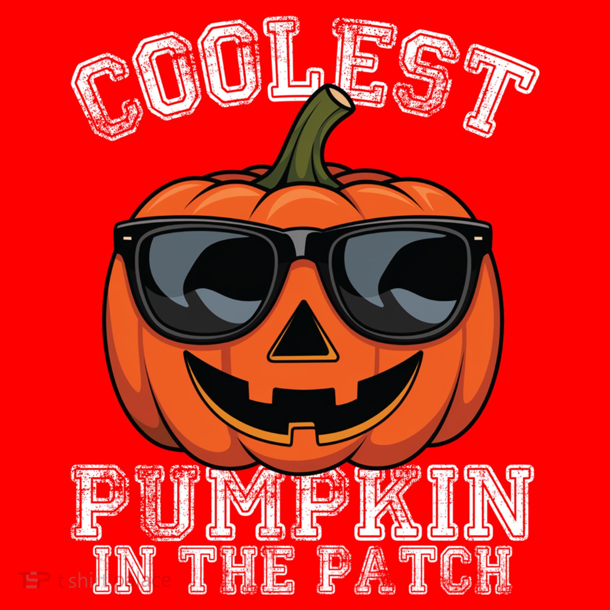 Coolest Pumpkin In The Patch Halloween Great Gift Santa Hat