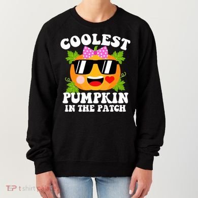 Coolest Pumpkin In The Patch Gift Funny Halloween Costume Gift Women's Sweatshirt