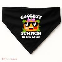 Coolest Pumpkin In The Patch Gift Funny Halloween Costume Gift USA-Made Doggie Bandana thumb 0