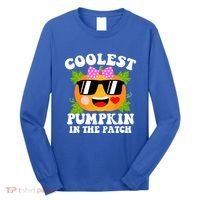Coolest Pumpkin In The Patch Gift Funny Halloween Costume Gift Long Sleeve Shirt thumb 0