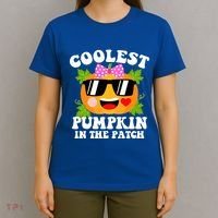 Coolest Pumpkin In The Patch Gift Funny Halloween Costume Gift T-Shirt thumb 4