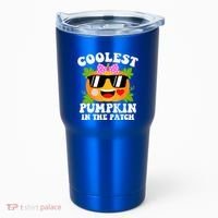 Coolest Pumpkin In The Patch Gift Funny Halloween Costume Gift Tumbler thumb 0