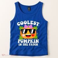 Coolest Pumpkin In The Patch Gift Funny Halloween Costume Gift Tank Top thumb 2