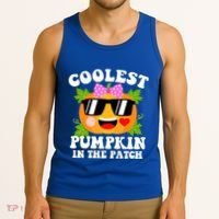 Coolest Pumpkin In The Patch Gift Funny Halloween Costume Gift Tank Top thumb 3