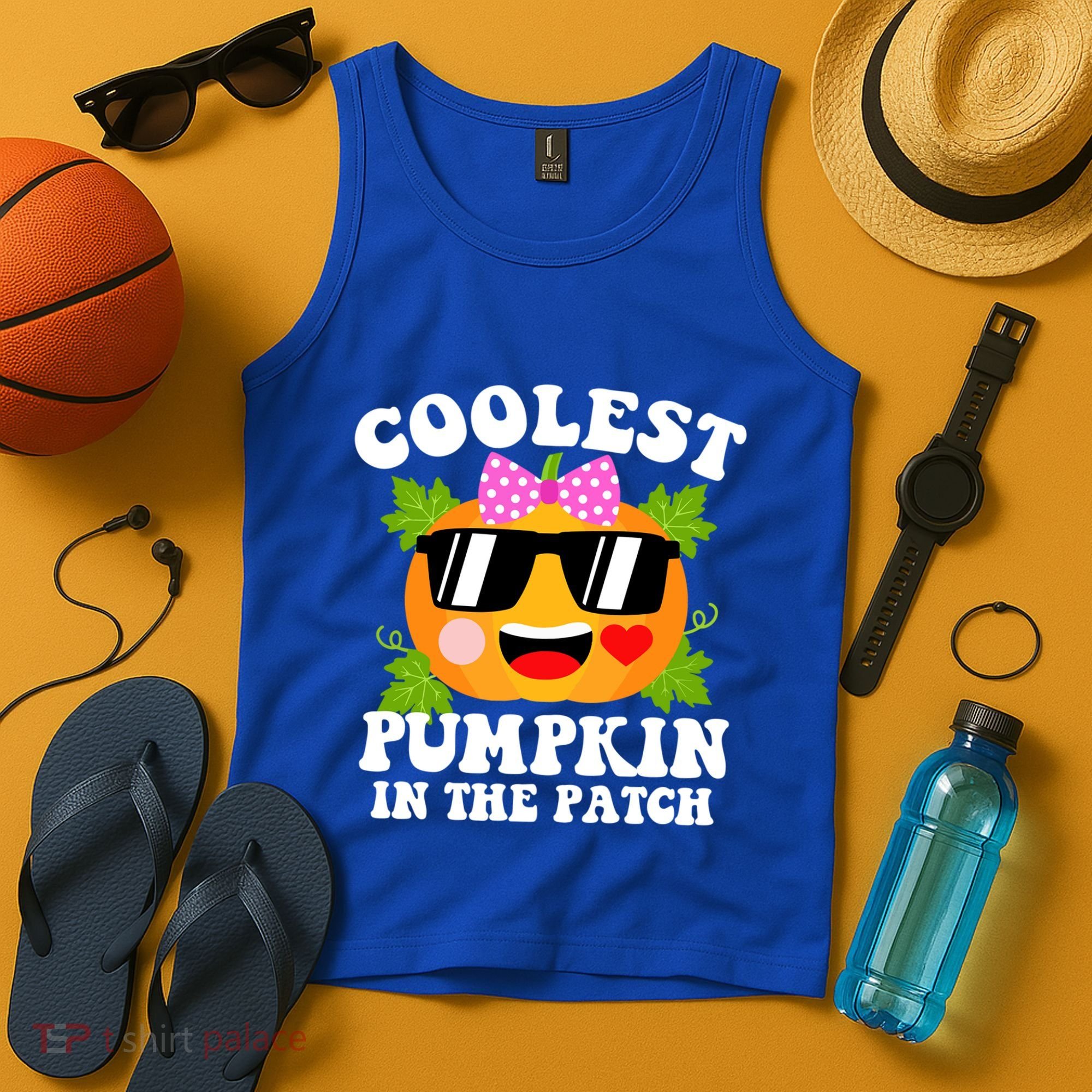 Coolest Pumpkin In The Patch Gift Funny Halloween Costume Gift Tank Top