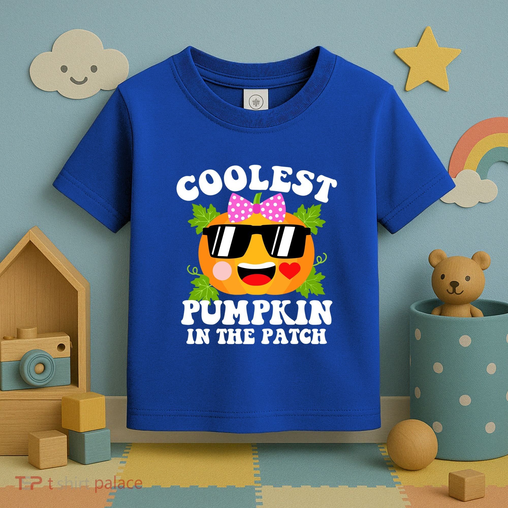 Coolest Pumpkin In The Patch Gift Funny Halloween Costume Gift Toddler T-Shirt