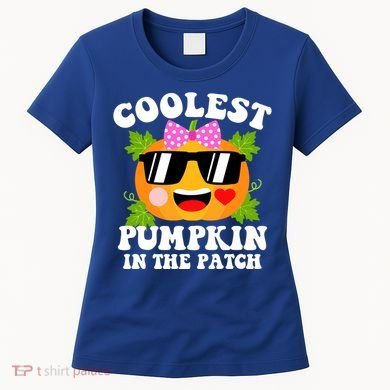 Coolest Pumpkin In The Patch Gift Funny Halloween Costume Gift Women's T-Shirt