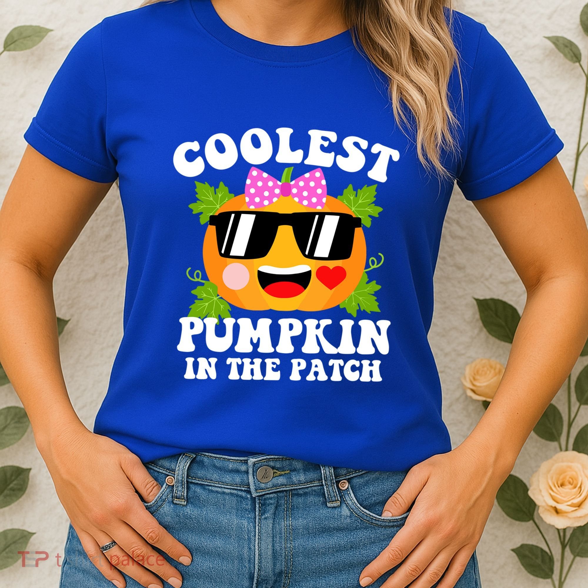 Coolest Pumpkin In The Patch Gift Funny Halloween Costume Gift Women's T-Shirt