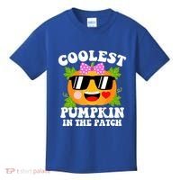 Coolest Pumpkin In The Patch Gift Funny Halloween Costume Gift Kids T-Shirt thumb 0