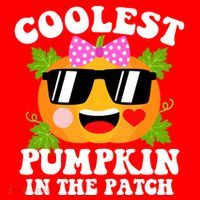 Coolest Pumpkin In The Patch Gift Funny Halloween Costume Gift Santa Hat thumb 1