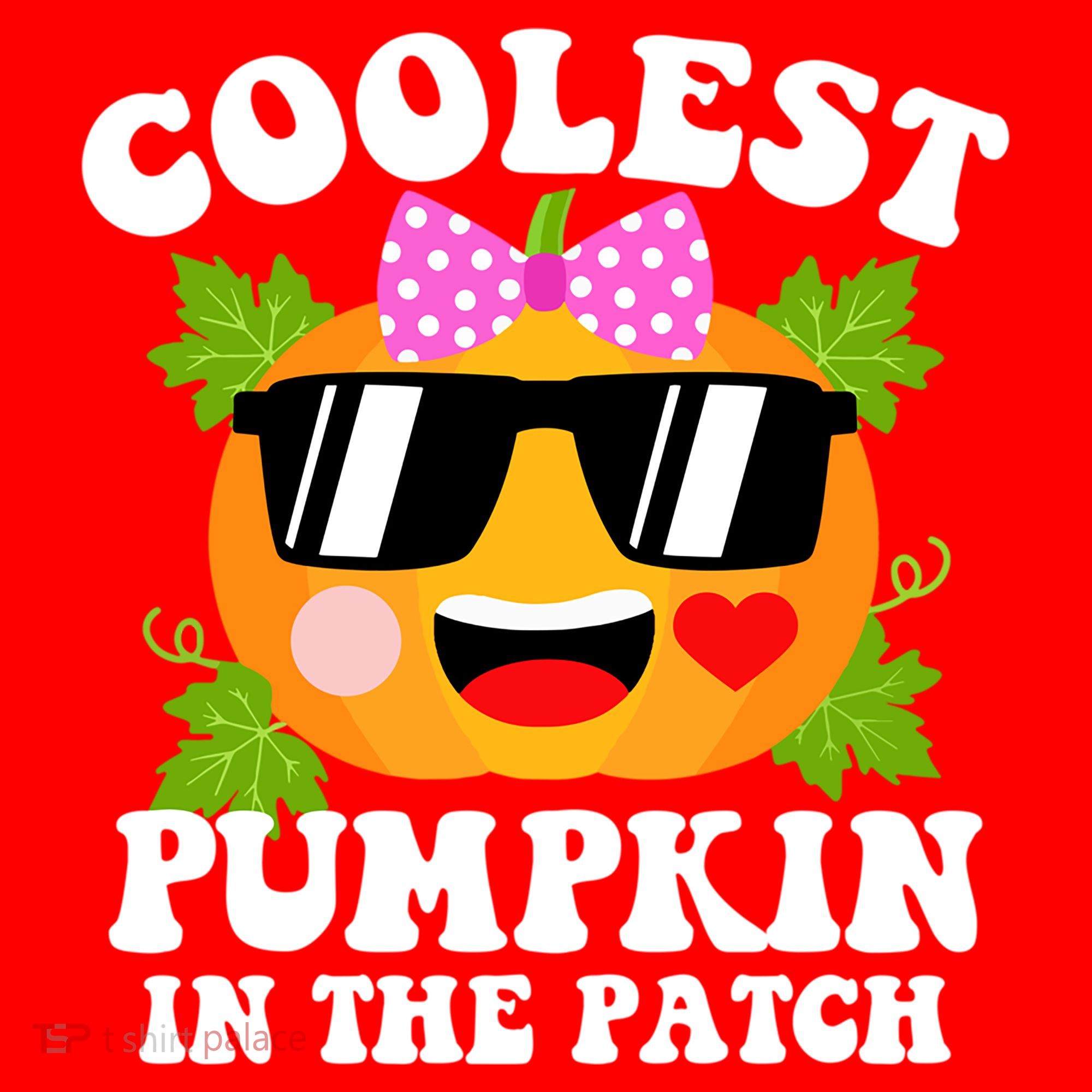 Coolest Pumpkin In The Patch Gift Funny Halloween Costume Gift Santa Hat
