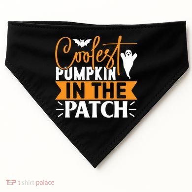 Coolest Pumpkin In The Patch Gift USA-Made Doggie Bandana