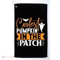 Coolest Pumpkin In The Patch Gift Golf Towel thumb 0