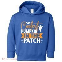 Coolest Pumpkin In The Patch Gift Toddler Hoodie thumb 0