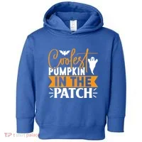 Coolest Pumpkin In The Patch Gift Toddler Hoodie thumb 0