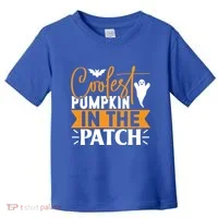 Coolest Pumpkin In The Patch Gift Toddler T-Shirt thumb 0