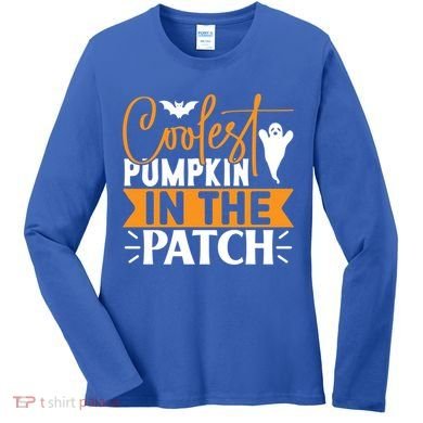 Coolest Pumpkin In The Patch Gift Women's Long Sleeve Shirt