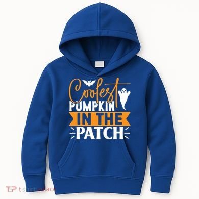 Coolest Pumpkin In The Patch Gift Kids Hoodie
