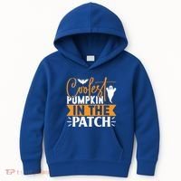 Coolest Pumpkin In The Patch Gift Kids Hoodie thumb 0