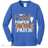 Coolest Pumpkin In The Patch Gift Kids Long Sleeve Shirt thumb 0