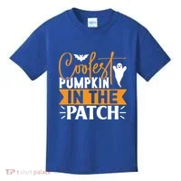 Coolest Pumpkin In The Patch Gift Kids T-Shirt thumb 0
