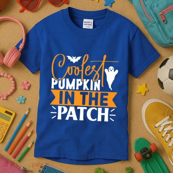 Coolest Pumpkin In The Patch Gift Kids T-Shirt