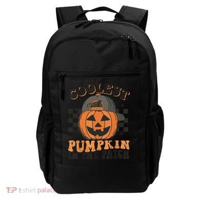 Coolest Pumpkin In The Patch Halloween Funny Gift Backpack