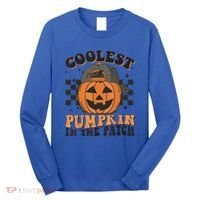 Coolest Pumpkin In The Patch Halloween Funny Gift Long Sleeve Shirt thumb 0