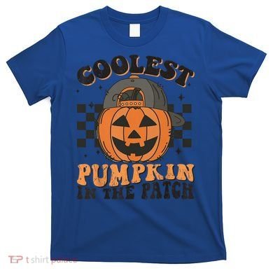 Coolest Pumpkin In The Patch Halloween Funny Gift T-Shirt