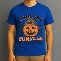 Coolest Pumpkin In The Patch Halloween Funny Gift T-Shirt thumb 3