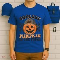 Coolest Pumpkin In The Patch Halloween Funny Gift T-Shirt thumb 6