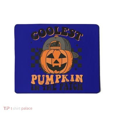 Coolest Pumpkin In The Patch Halloween Funny Gift Mousepad