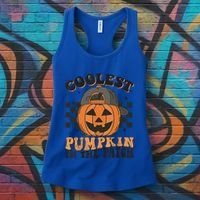 Coolest Pumpkin In The Patch Halloween Funny Gift Women's Tank Top thumb 3